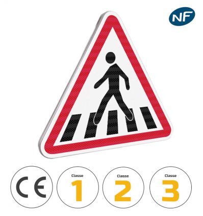 Panneau passage pour piétons - A13B
