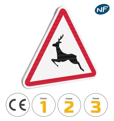 A15b - Panneau Passages d'Animaux Sauvages