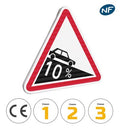 A16 - Panneau Descente Dangereuse