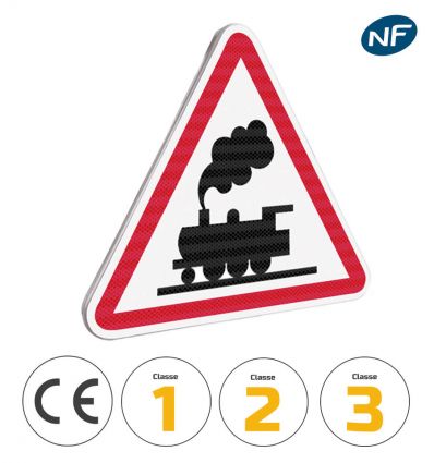 A8 - Panneau Passage à Niveau sans barrières