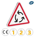 AB25 - Panneau carrefour à sens giratoire