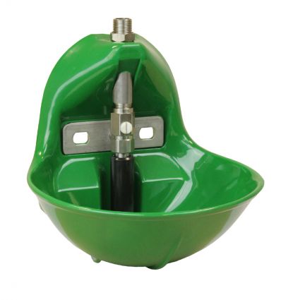 Abreuvoir à tube poussoir 10P avec cuve incassable - Raccord mâle ½" (15/21 mm)