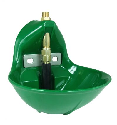 Abreuvoir à tube poussoir 10P avec cuve incassable - Raccord mâle ½" (15/21 mm)