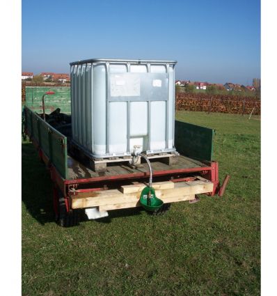 Abreuvoir à tube poussoir 10P avec cuve incassable - Raccord mâle ½" (15/21 mm)
