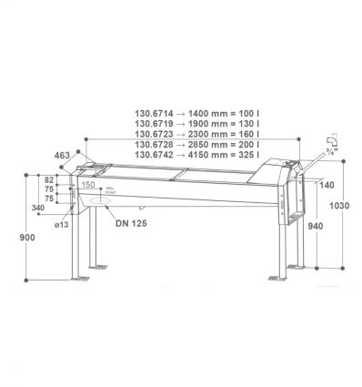 Abreuvoir bovin stabulation en inox Grand Volume