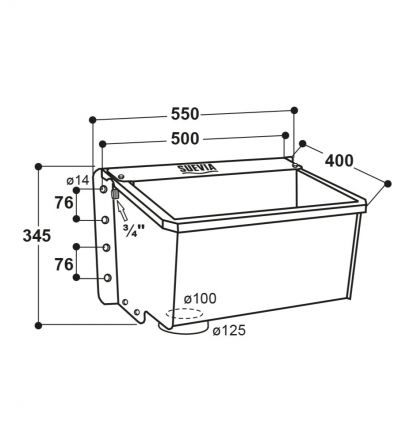 Abreuvoir en inox Compact pour stabulation