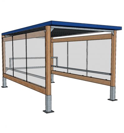 Abri Caddie Toit Plat