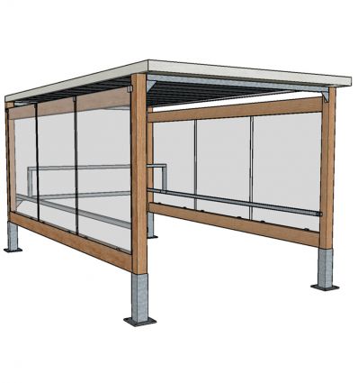 Abri Caddie Toit Plat
