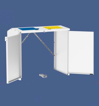 Abri conteneurs poubelles en acier