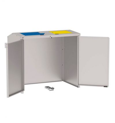 Abri conteneurs poubelles en acier
