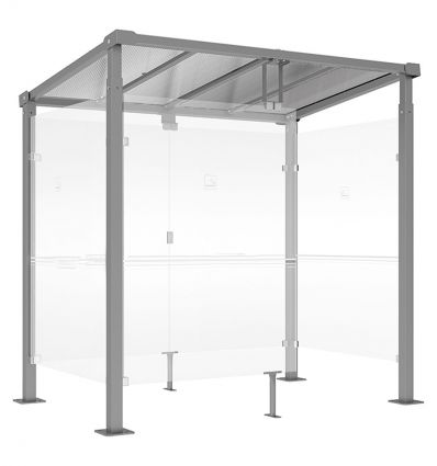 Abri fumeur extérieur