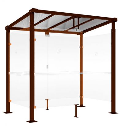 Abri fumeur extérieur