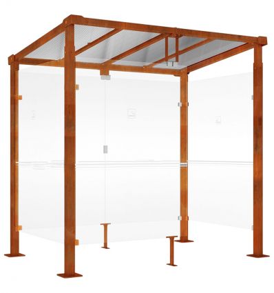 Abri fumeur extérieur