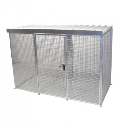 Abri pour bouteille de gaz avec toit