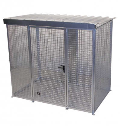 Abri pour bouteille de gaz avec toit