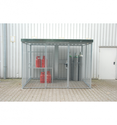 Abri pour bouteille de gaz avec toit