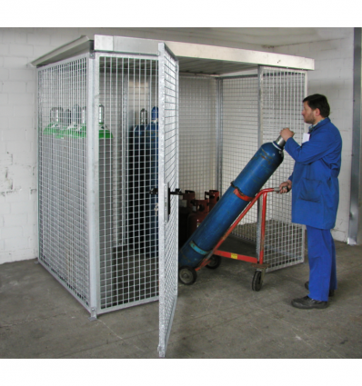 Abri pour bouteille de gaz avec toit