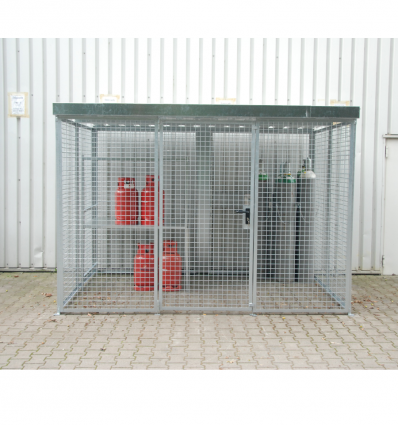 Abri pour bouteille de gaz avec toit