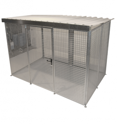 Abri pour bouteille de gaz avec toit