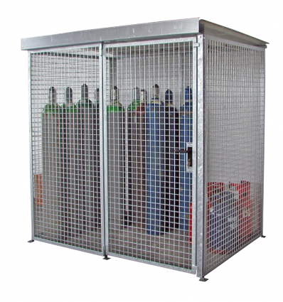 Abri pour bouteille de gaz avec toit