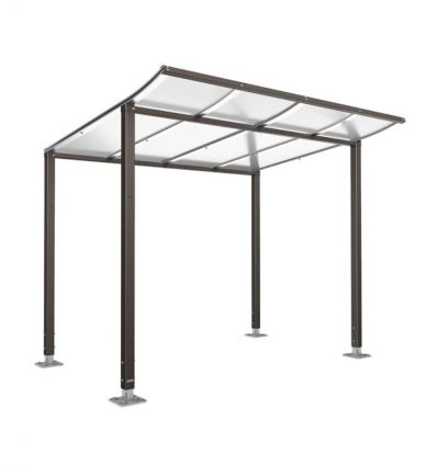 Abri vélo collectivité modulo en acier galvanisé