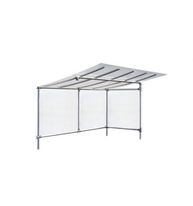 Abri vélo collectivité économique en aluminium