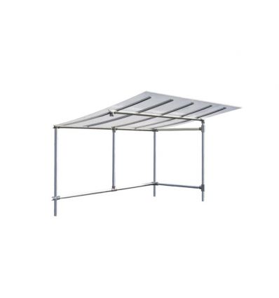 Abri vélo collectivité économique en aluminium