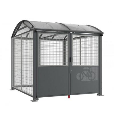 Abri Vélo sécurisé collectivité toit voûte