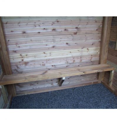 Abri bus en bois