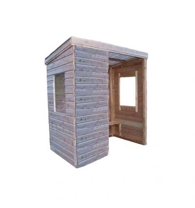 Abri bus en bois