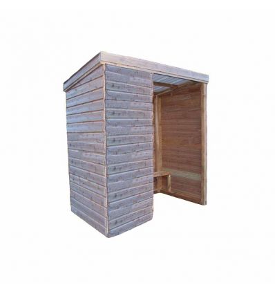 Abri bus en bois