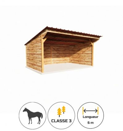 Abris de prairie grande taille L. 6 m