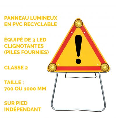 AK14 - Panneau de Chantier Danger Lumineux