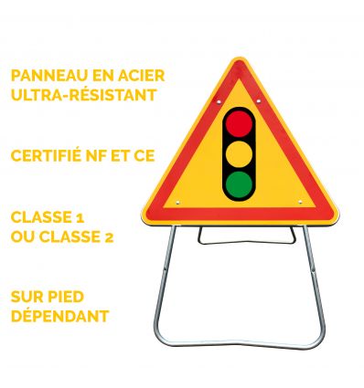 AK17 - Panneau de Chantier Signaux Lumineux Signalisation