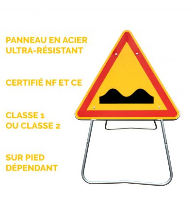 AK2 - Panneau de Chantier Cassis ou Dos d'Âne
