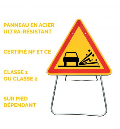 AK22 - Panneau de Chantier Projection de Gravillons