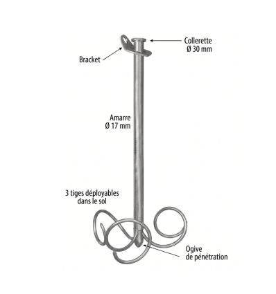 Amarre Fenox à Percussion (lot de 10)