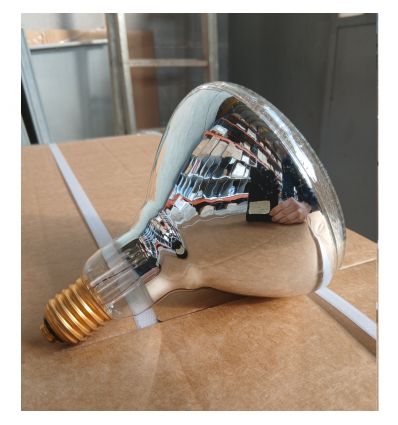 Ampoule Chauffante Infrarouge Blanche à Verre Renforcé (Lot de 50)