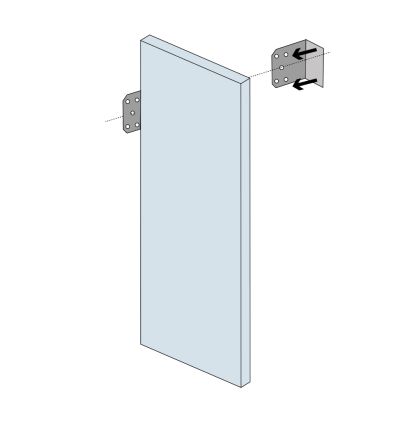 Ancrage pour panneau isolant