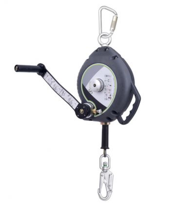 Antichute à rappel automatique avec treuil de sauvetage