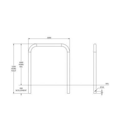 Arceau de protection en acier