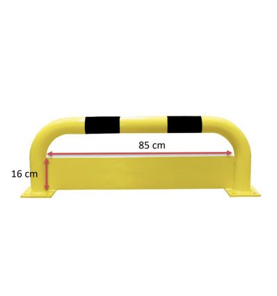 Arceau de protection industrielle avec plaque anti-encastrement