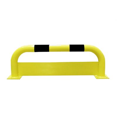 Arceau de protection industrielle avec plaque anti-encastrement