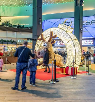 Arche de Noël Lumineuse Forme Boule de Noël