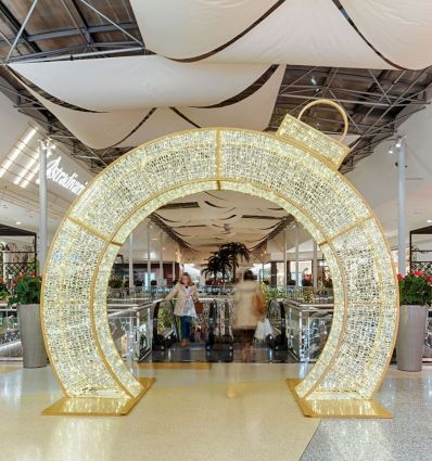 Arche de Noël Lumineuse Forme Boule de Noël