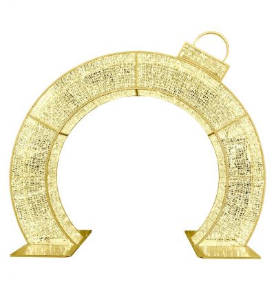 Arche de Noël Lumineuse Forme Boule de Noël