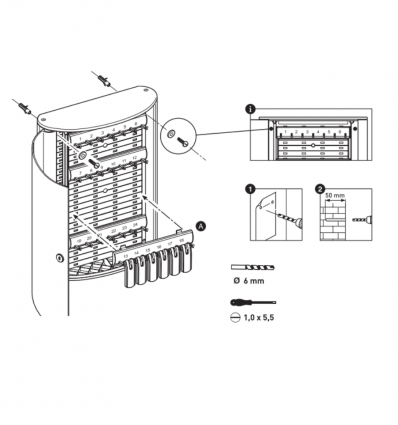 Armoire à clés sécurisée