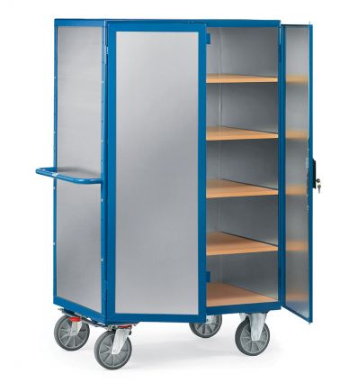 Chariot armoire roulante en tôle