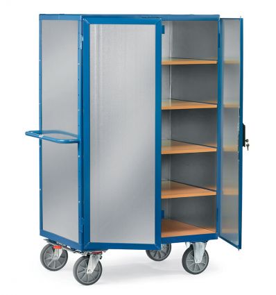 Chariot armoire roulante en tôle