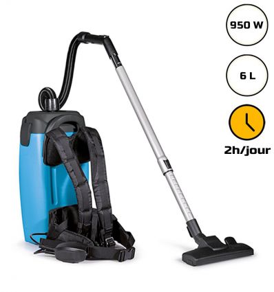 Aspirateur dorsal professionnel avec fil